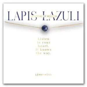 Symbolic Stones Necklace-Lapis Lazuli